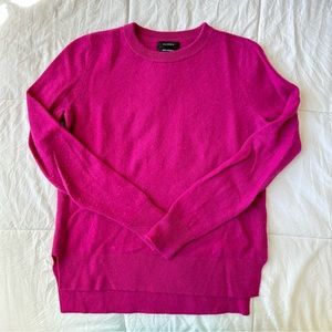 Pink cashmere sweater
